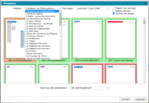 Récupérer une page depuis une autre parution